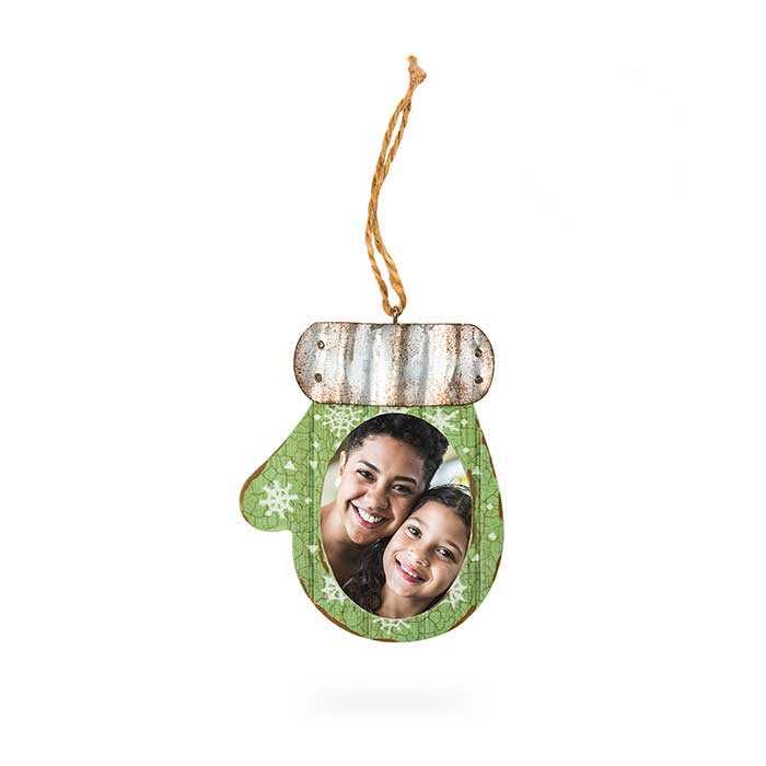 Rustic Mitten Ornament